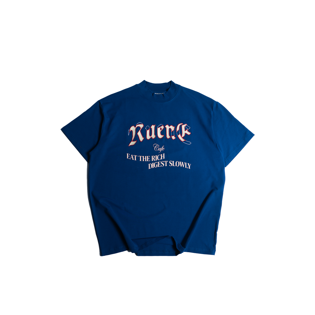 Blue Embroidery T-Shirt