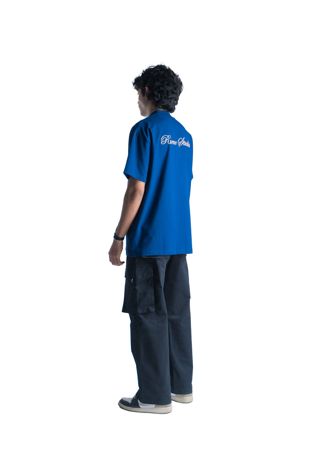 Blue Embroidery T-Shirt