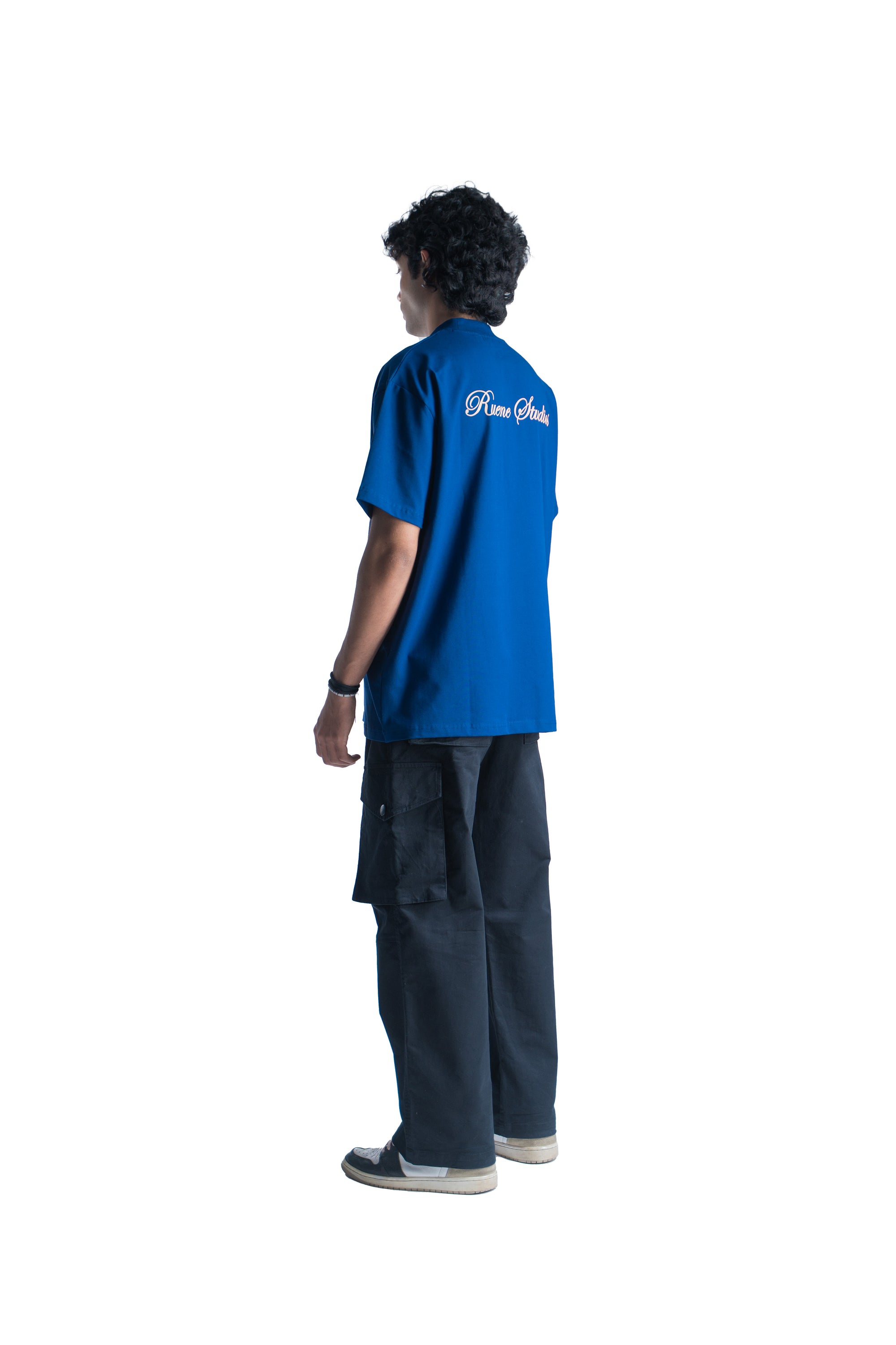 Blue Embroidery T-Shirt