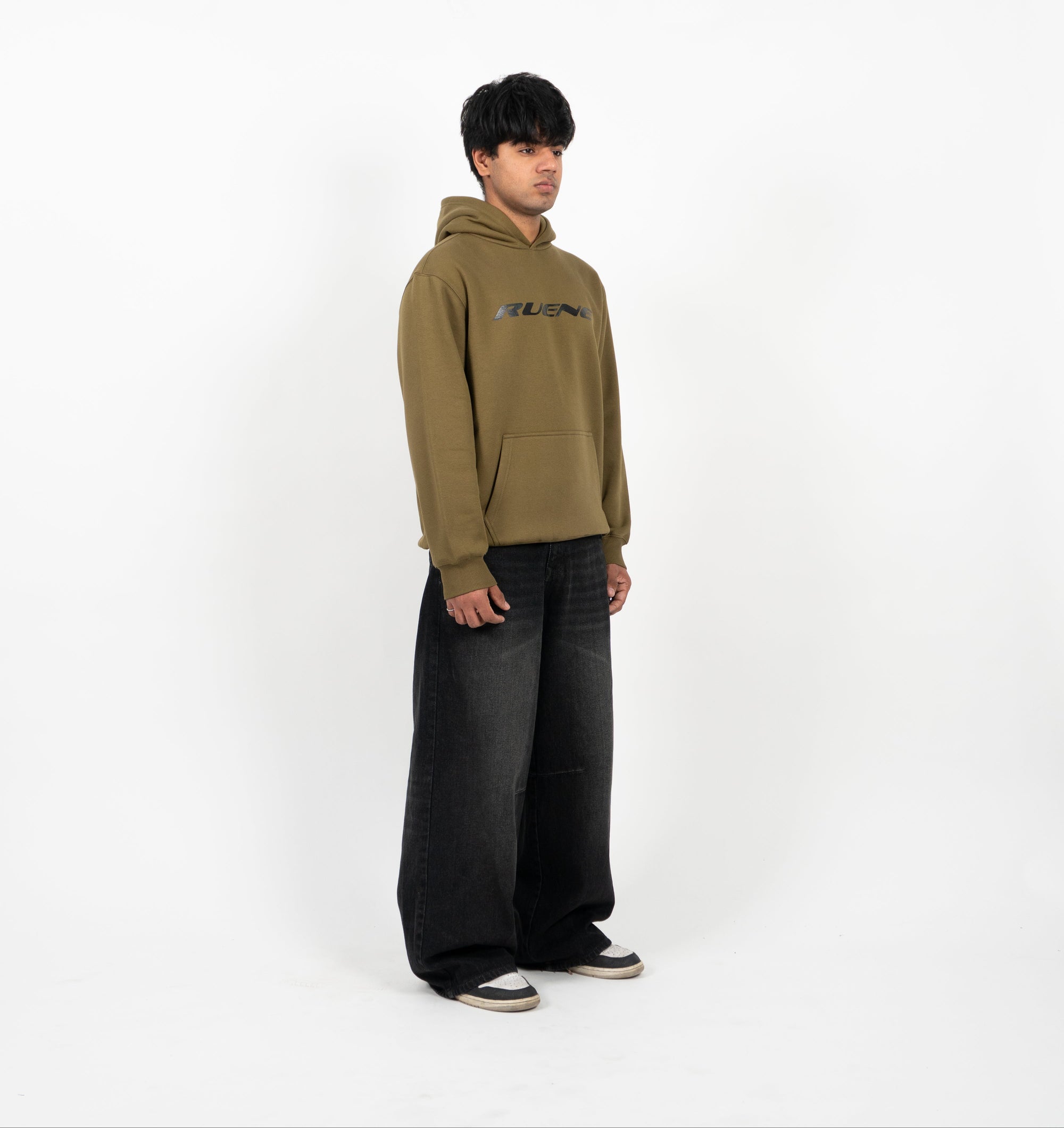 Olive Mossline Hoodie