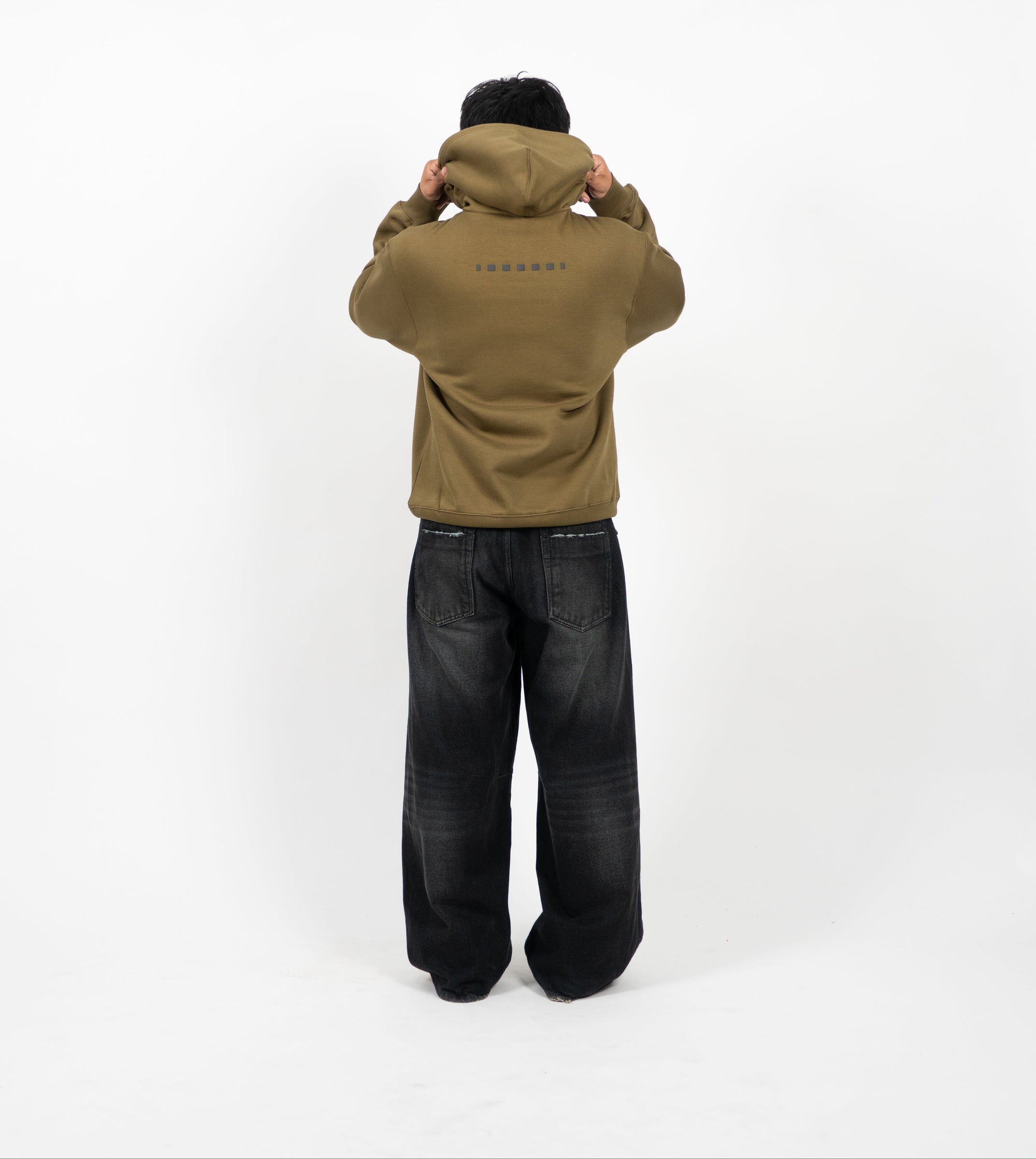 Olive Mossline Hoodie