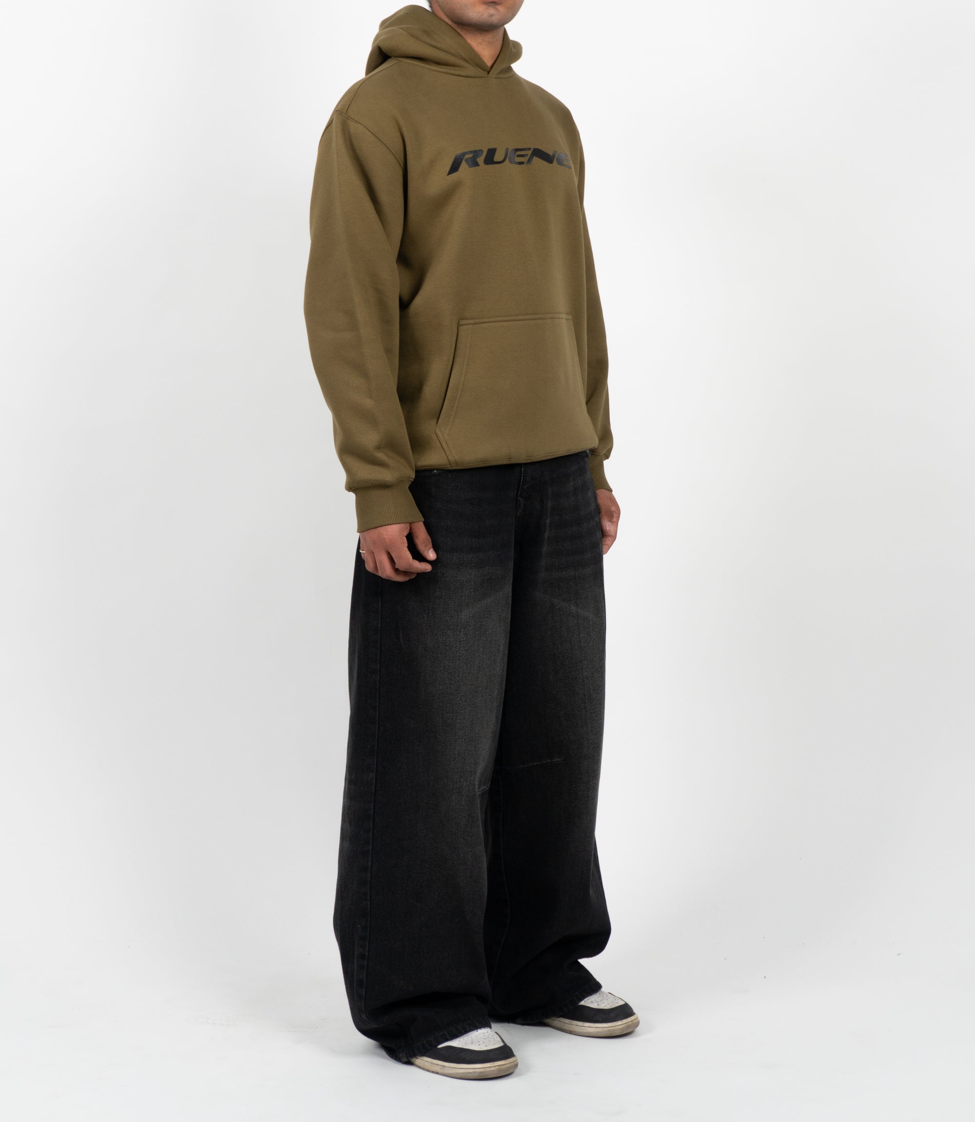 Olive Mossline Hoodie