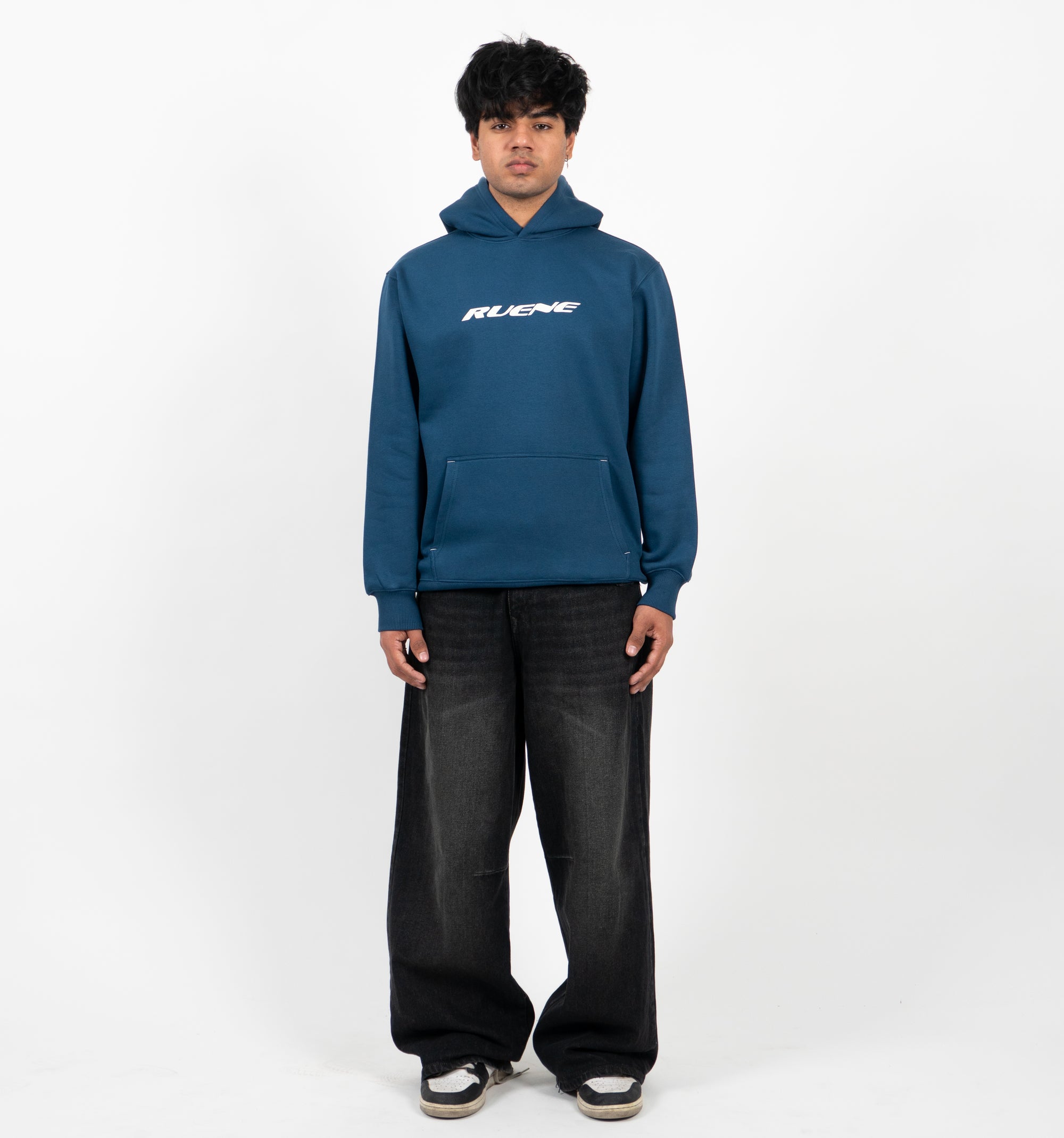 Blue Baseline Hoodie