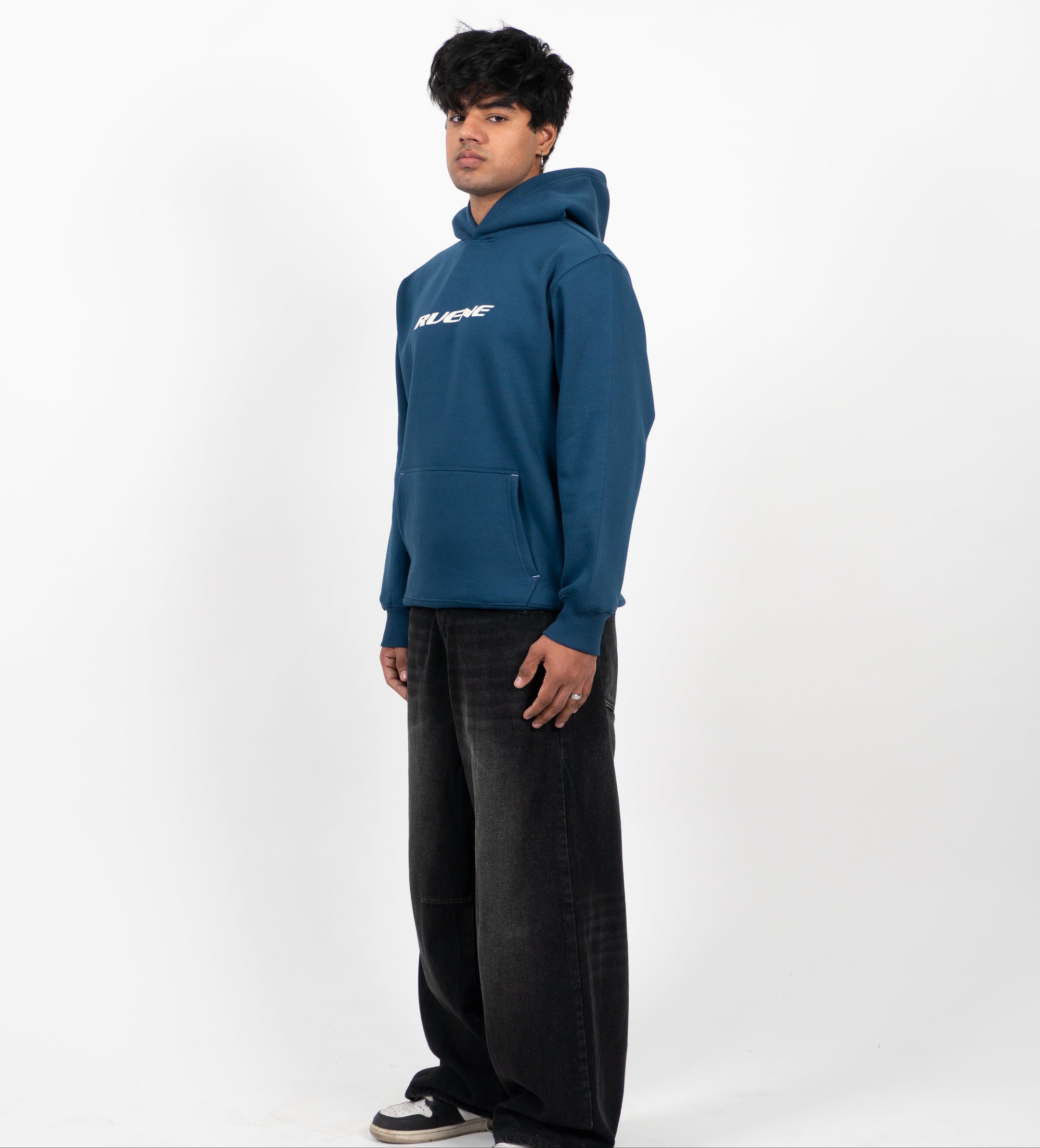 Blue Baseline Hoodie