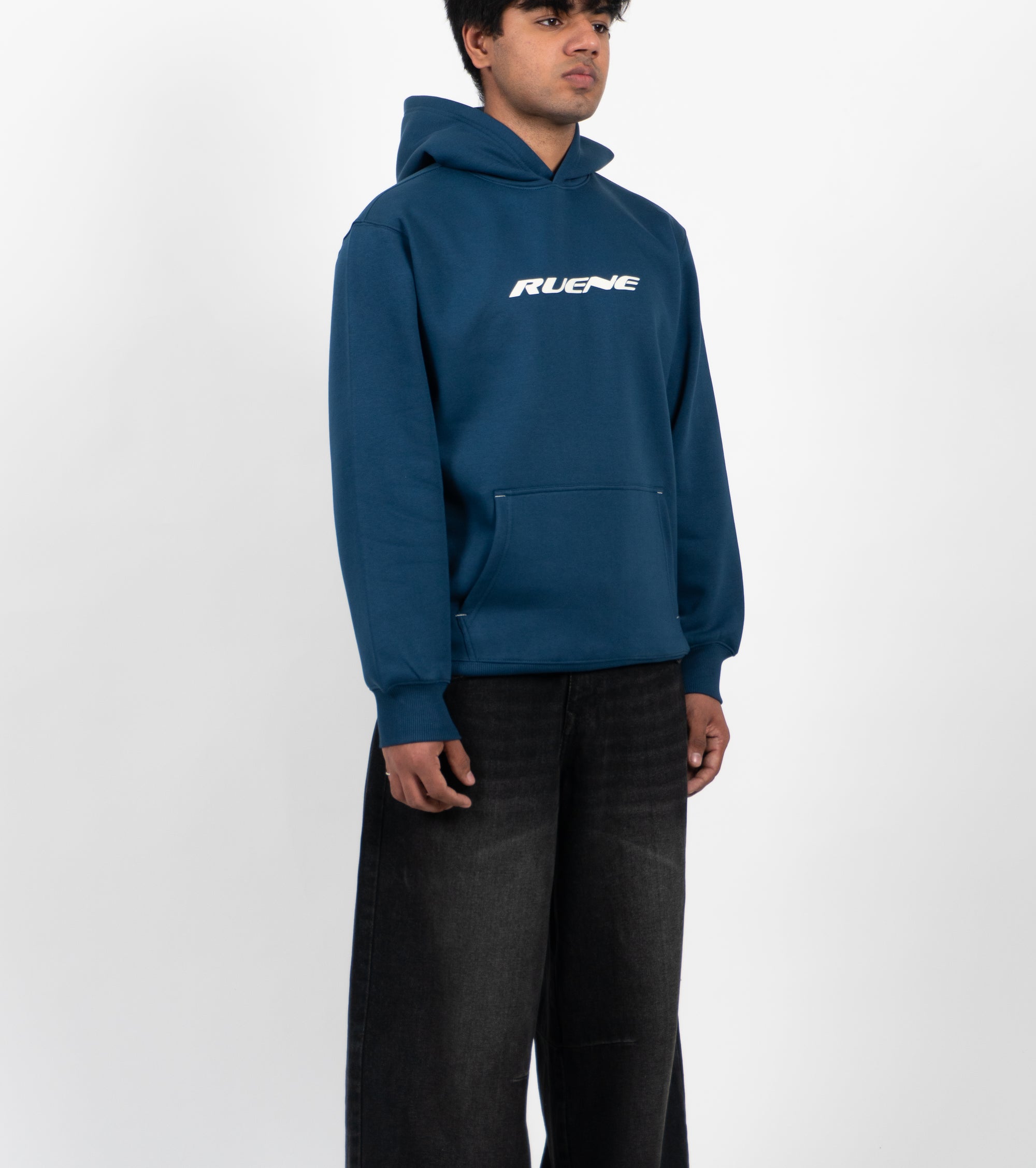 Blue Baseline Hoodie