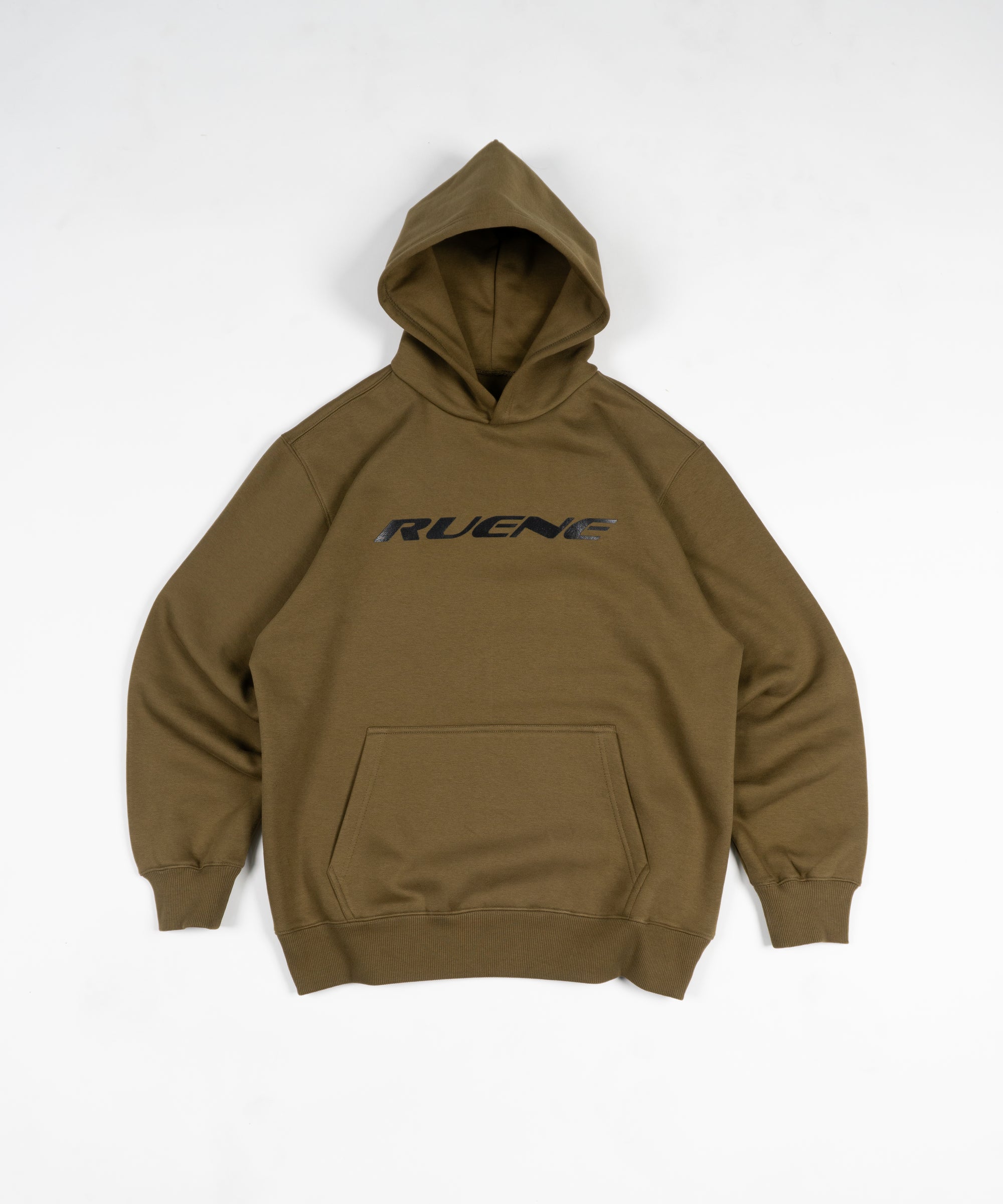 Olive Mossline Hoodie