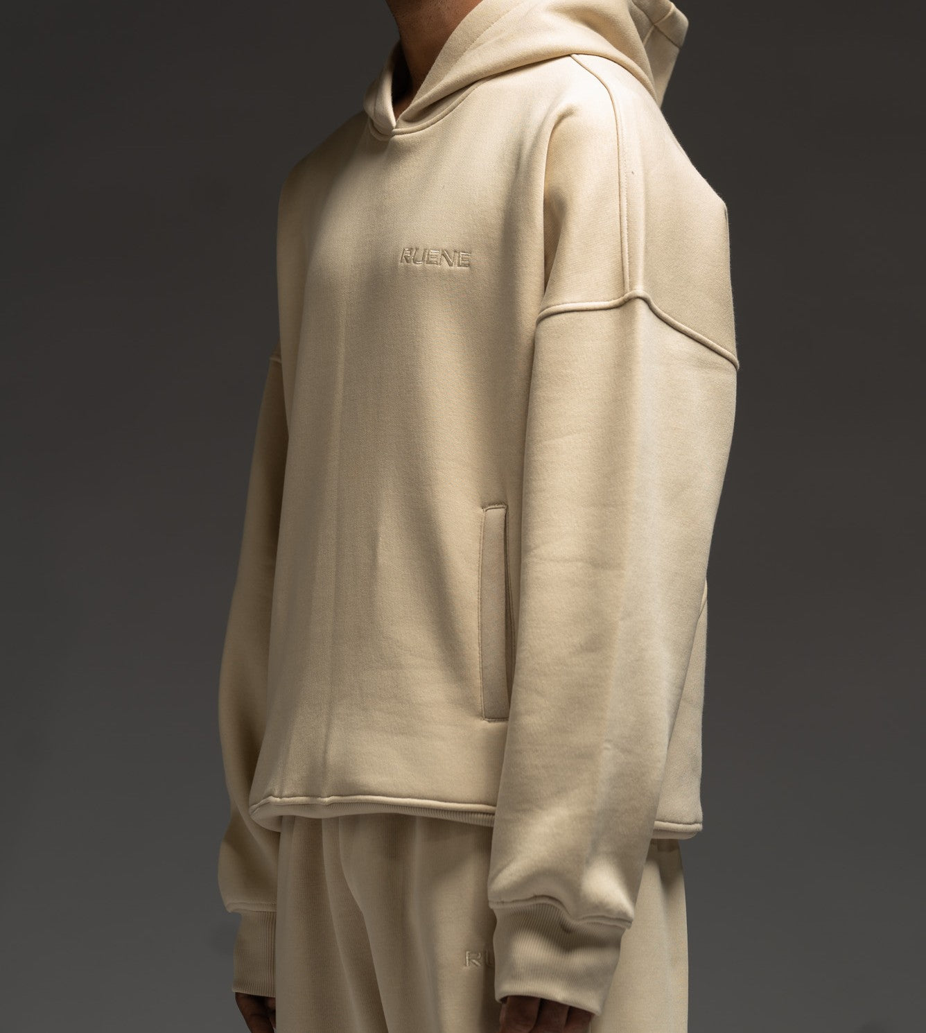 RUENE Beige Hoodie